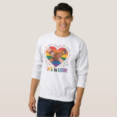 Liebe ist Liebe Sweatshirt (Vorne ganz)