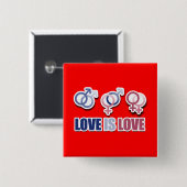 LIEBE IST LIEBE-SYMBOLE - .PNG BUTTON (Vorne & Hinten)