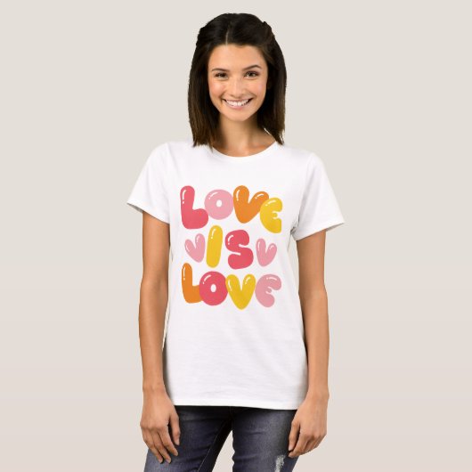 Liebe ist Liebe T-Shirt (Vorne ganz)