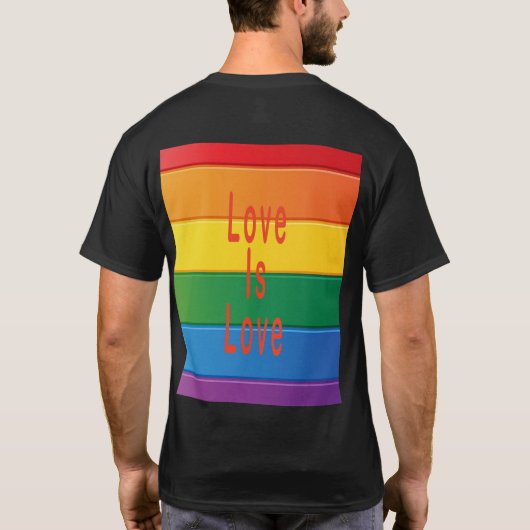 Liebe ist Liebe T-Shirt (Rückseite)