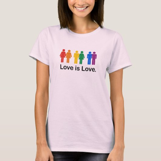 Liebe ist Liebe T-Shirt (Vorderseite)
