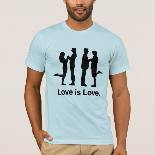 Liebe ist Liebe T-Shirt (Vorderseite)
