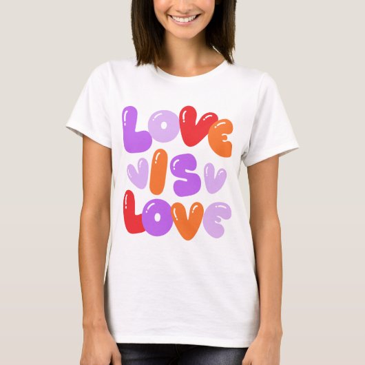 Liebe ist Liebe T-Shirt (Vorderseite)