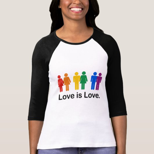 Liebe ist Liebe T-Shirt (Vorderseite)