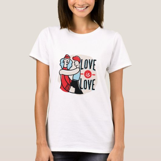 Liebe ist Liebe T-Shirt (Vorderseite)
