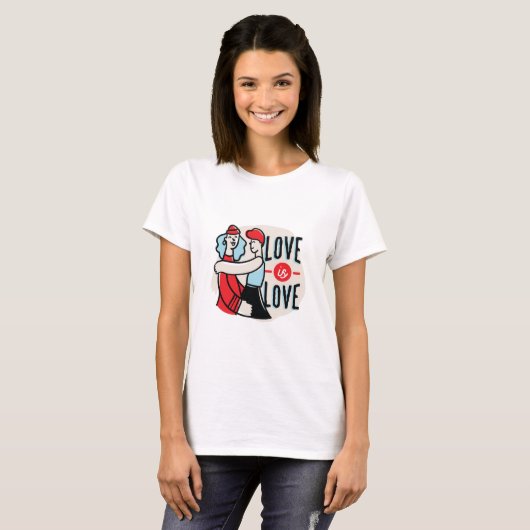 Liebe ist Liebe T-Shirt (Vorne ganz)
