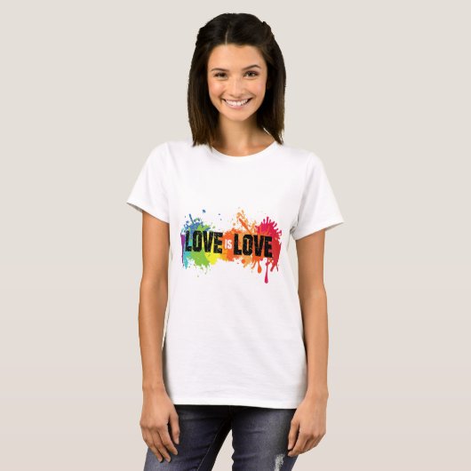 Liebe ist Liebe T - Shirt (Vorne ganz)