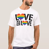 Liebe ist Liebe T-Shirt (Vorderseite)