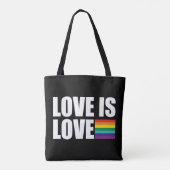 Liebe ist Liebe Tasche (Rückseite)