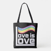 Liebe ist Liebe Tasche (Rückseite)