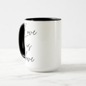 Liebe ist Liebe Tasse (Vorderseite Links)