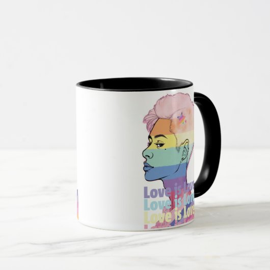 Liebe ist Liebe Tasse (VorderseiteRechts)
