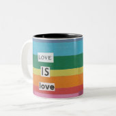 LIEBE IST LIEBE TASSE (Vorderseite Links)