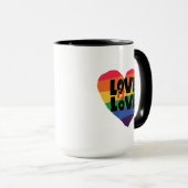 Liebe ist Liebe Tasse (VorderseiteRechts)
