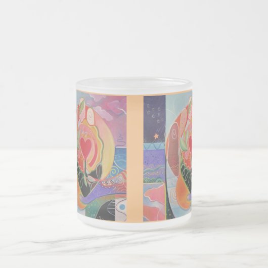 Liebe ist Liebe-Tasse Mattglastasse (Mittel)