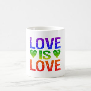 Liebe ist Liebe Tasse - wählen Sie Stil & Farbe