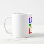 Liebe ist Liebe Tasse - wählen Sie Stil & Farbe (Links)