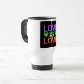 Liebe ist Liebe Tasse - wählen Sie Stil & Farbe (Vorderseite Links)