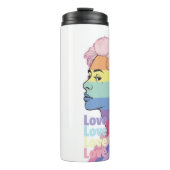 Liebe ist Liebe Thermosbecher (Vorderseite)