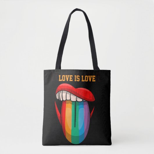 Liebe ist Liebe Tragetasche Tasche (Vorderseite)