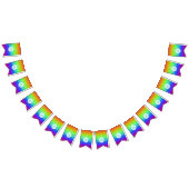 Liebe ist Liebe Typografie Gay Pride LGBT Rainbow Wimpelkette (Alle)