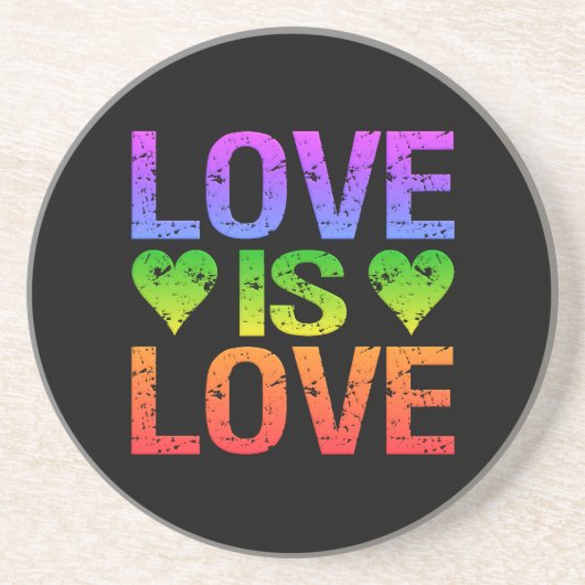 Liebe ist Liebe Untersetzer (Vorne)