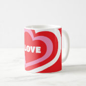 Liebe ist Liebe Valentine Kaffeetasse (VorderseiteRechts)