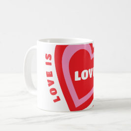 Liebe ist Liebe Valentine Kaffeetasse
