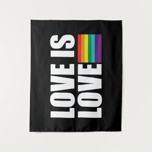 Liebe ist Liebe Wandteppich (Vorderseite)