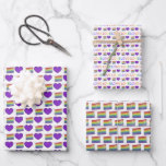 Liebe ist Liebe Wedding Cake Heart LGBT Gay Pride Geschenkpapier Set<br><div class="desc">Die Papierfolien sind mit einer originalen Marker-Abbildung eines lila Herzens, einer Scheibe Regenbogenkuchen und einer LIEBE in einem Regenbogen-Schriftart versehen. In diesem Shop sind auch viele weitere Verpackungspapierdesigns erhältlich. Sehen Sie nicht, wonach Sie suchen? Brauchen Sie Hilfe bei der Anpassung? Kontaktieren Sie Rebecca, um etwas für Sie entworfen zu haben....</div>