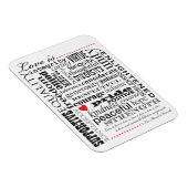 Liebe ist Liebe, Worte sind wichtig Magnet (Rechte Seite)