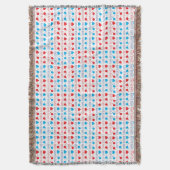 LIEBE ist LIEBE-Zitat in rot und blau Decke (Vorderseite Vertikal)