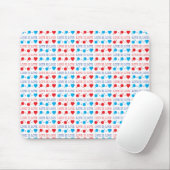 LIEBE ist LIEBE-Zitat in rot und blau Mousepad (Mit Mouse)