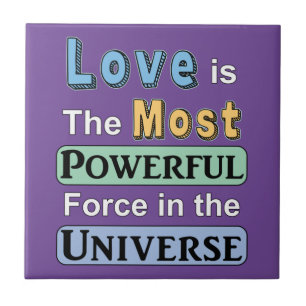 Liebe ist mächtig fliese