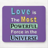 Liebe ist mächtige Maus-Pad Mousepad (Vorne)