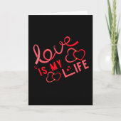 Liebe ist mein Lebenswunder Karte (Vorderseite)