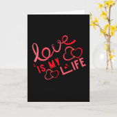 Liebe ist mein Lebenswunder Karte (Gelbe Blume)