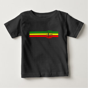 LIEBE IST MEIN RELIGION BABY T-SHIRT