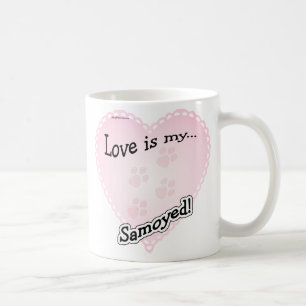 Liebe ist mein Samoyed Kaffeetasse