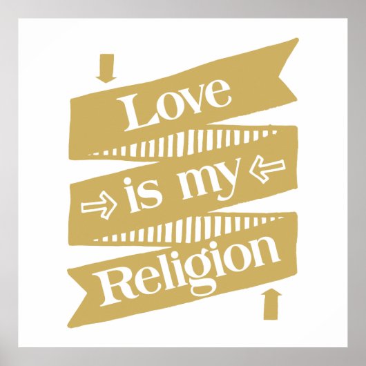 Liebe ist meine Religion Poster (Vorne)