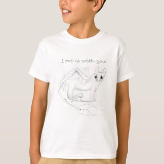 Liebe ist mit dir Drache T - Shirt