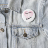 Liebe ist My Samoyed - Schaltfläche Button (Beispiel)