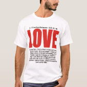 LIEBE IST NETT T-Shirt (Vorderseite)