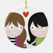 Liebe ist nicht eine Sünde Keramik Ornament (Hinten)