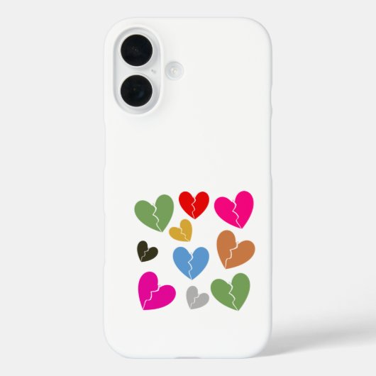 Liebe ist nicht immer ein Märchen: Lebhafte gebroc Case-Mate iPhone Hülle (Rückseite)