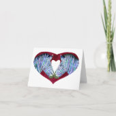 "Liebe ist nicht schwarz & weiß" - Merkkarte Karte (Vorderseite)