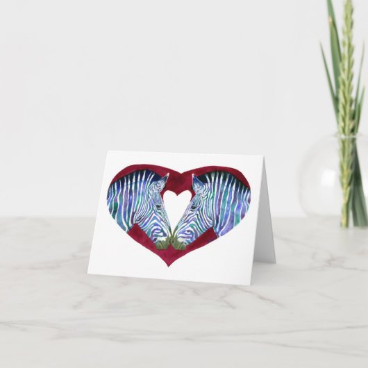 "Liebe ist nicht schwarz & weiß" - Merkkarte Karte (Vorderseite)