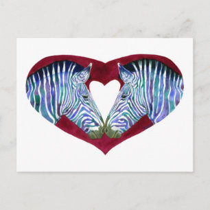 "Liebe ist nicht schwarz & weiß" Postkarte