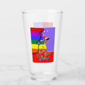 Liebe ist nie falscher Stolz Glas (Vorderseite)