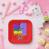 Liebe ist nie falscher Stolz Pappteller (Party)